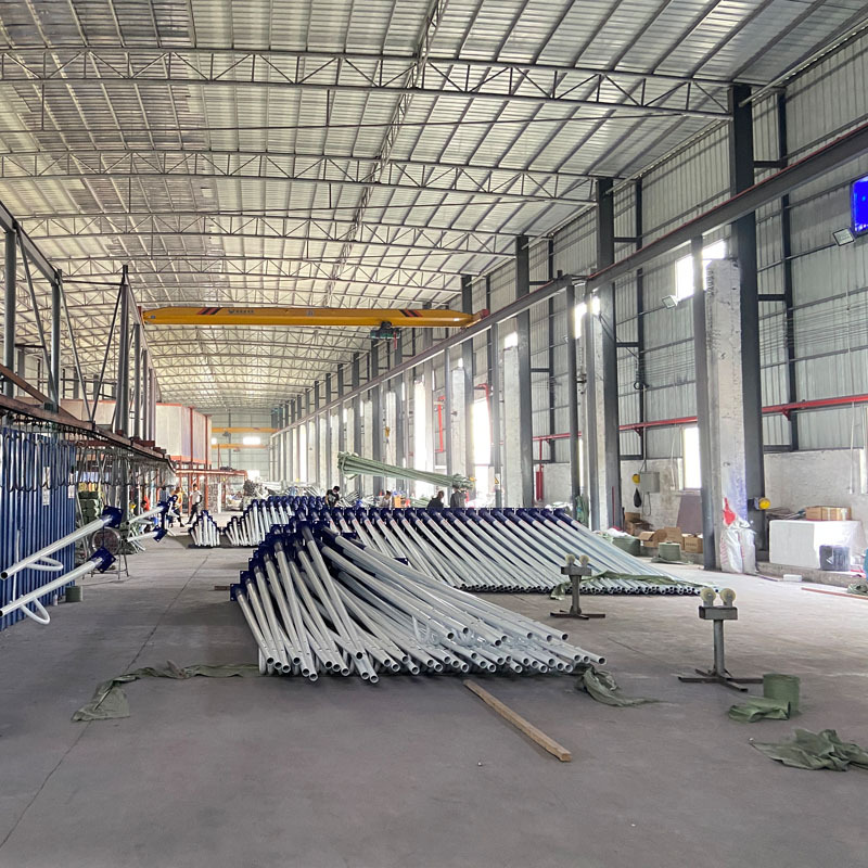 6-meter, 7m, 8m, 10m, 12m, 15m hot-dip galvanized street lamp poles for municipal power supply projects, solar street lamp pole manufacturers Specification drawing