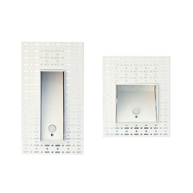 Borderless floor lamp, household staircase light-sensing embedded, foreign trade step lamp, cross-border lamp, human body sensing floor lamp Item Picture
