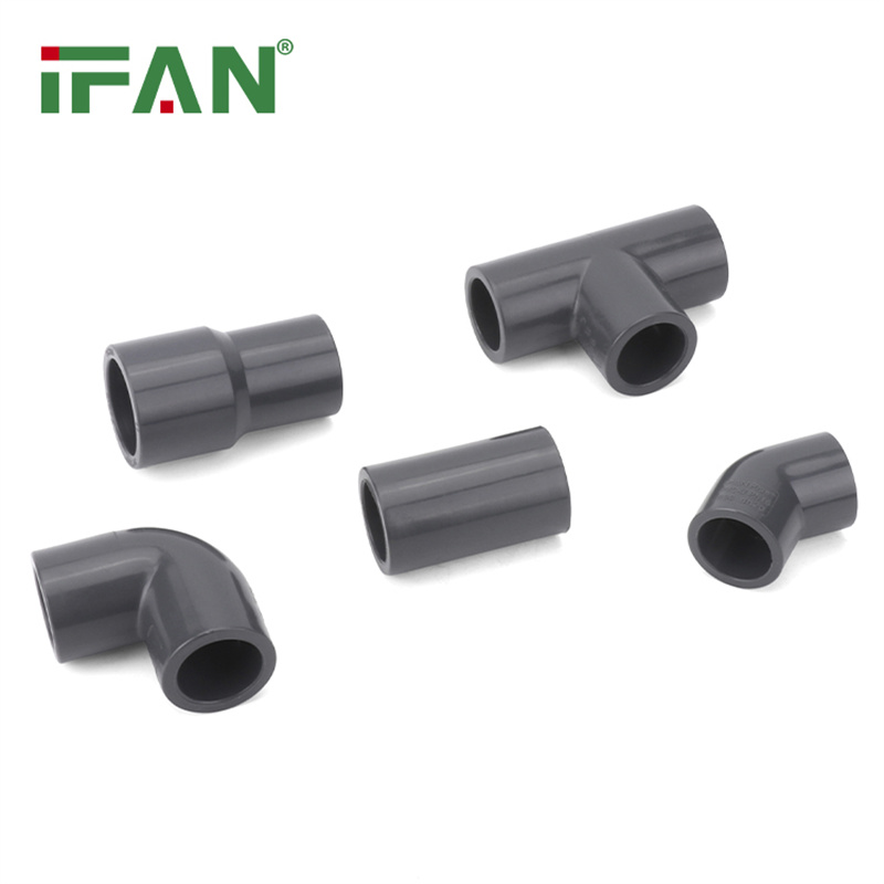 IFAN Plumbing Upvc Sch80 Eblow Tee Socket Pvc Pipe Fittings