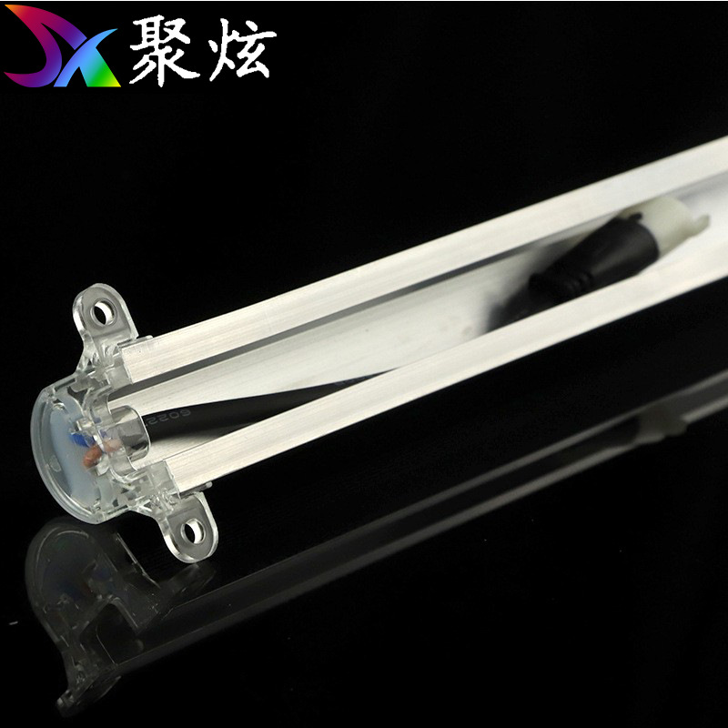 Outdoor strip light led waterproof seven-color outline light, outdoor 512 building engineering lighting external control guardrail pipe Specification drawing
