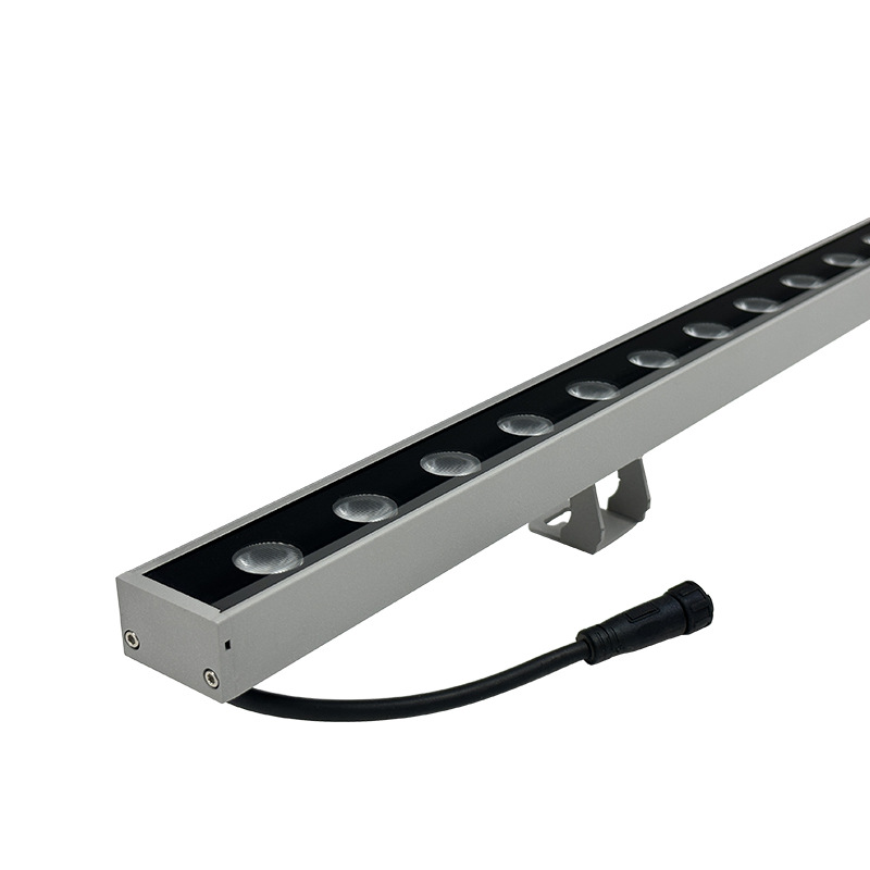 led wall-washing light, outdoor waterproof line light, building and bridge lighting, exterior wall 24V seven-color flexible wall-washing light manufacturer Item Picture