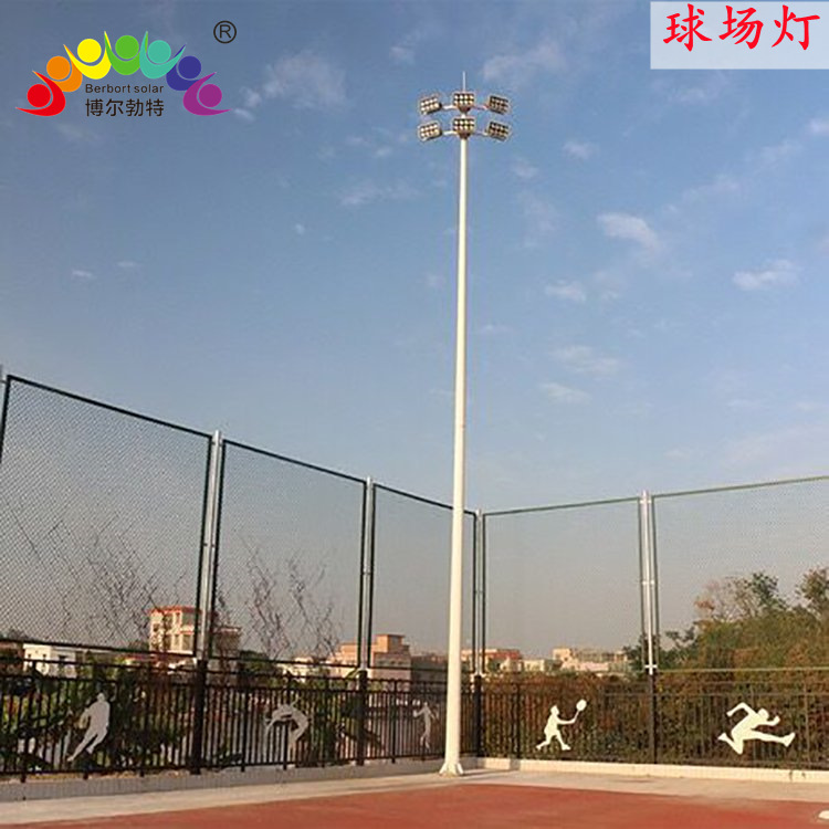 Bolbert 20-meter, 30-meter and 40-meter LED stadium and court lights, station square and wharf lifting plate type high mast lights Specification drawing