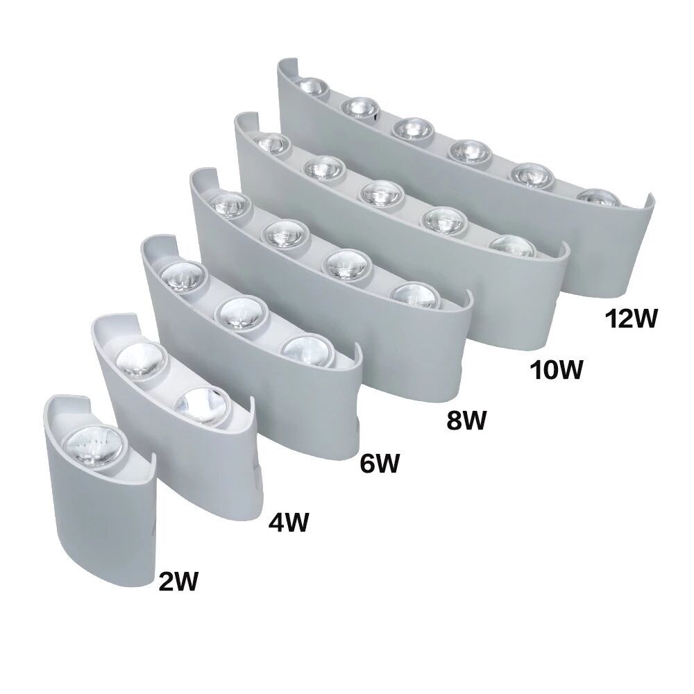 Outdoor wall lamp led waterproof double-head wall lamp, outdoor top and bottom lighting wall lamp, indoor creative wall lamp wall light full figure