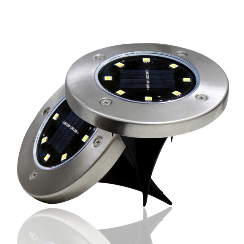 Amazon Cross-border 8LED solar stainless steel buried light, outdoor hot type, plug-in grass light, courtyard garden light Application Scenario