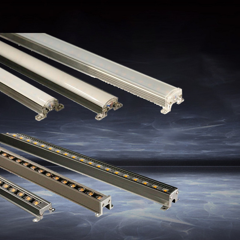led strip lights, digital tubes, neon running lights, wall-washing outdoor waterproof, single-color seven-color outline lights lighting project details Picture