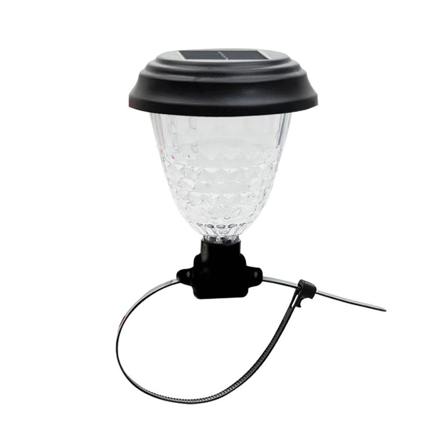 Cross-border new solar railing light, courtyard swimming pool fence cable tie light, balcony waterproof decorative atmosphere fence light Item Picture