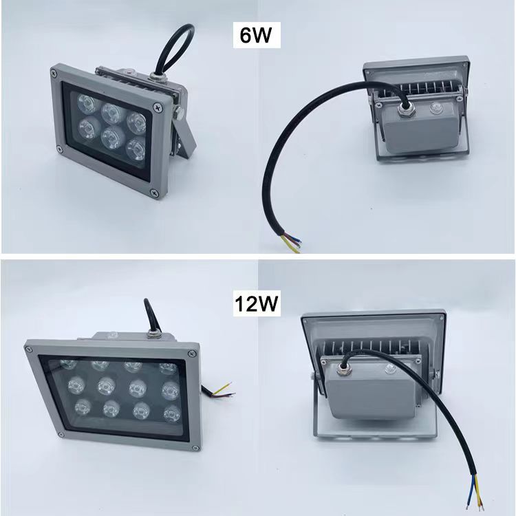 led light-controlled floodlight automatically turns on when it gets dark. Outdoor waterproof parking barrier, camera surveillance, supplementary lighting, 220v Application Scenario