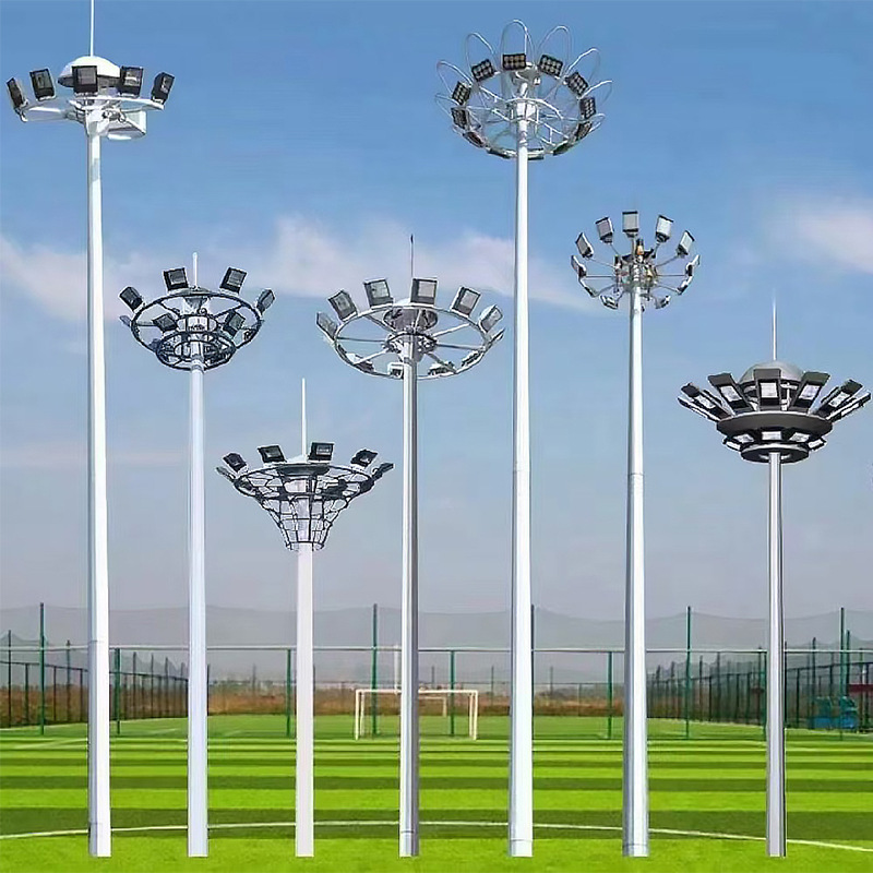 3-fire, 4-fire, 5-fire stadium lights, high and medium pole lights, 6/7/8-meter football field, tennis court, basketball court lights, LED street lights details Picture