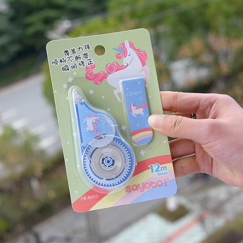 百航修正带/修正带/按压修正带/修正带学生卡通/涂改带学生可爱产品图