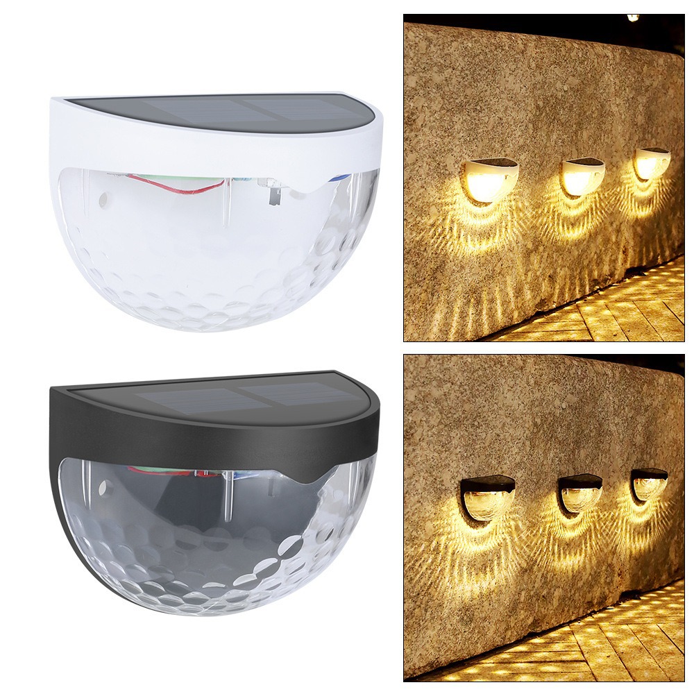 Solar fence lamps, wall lamps, garden lamps, spherical solar outdoor lamps, road lamps, solar wall-washing lamps Application Scenario