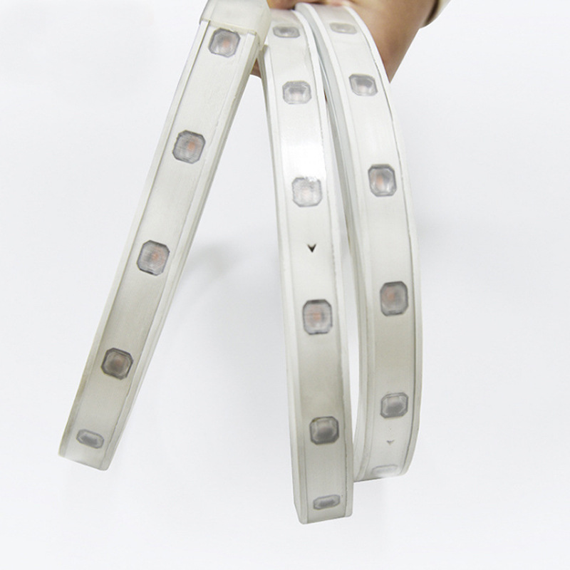 led flexible wall-washing light, diffuse reflection lens light strip, engineering type, bridge silicone lighting, outdoor waterproof 24v spotlight Application Scenario