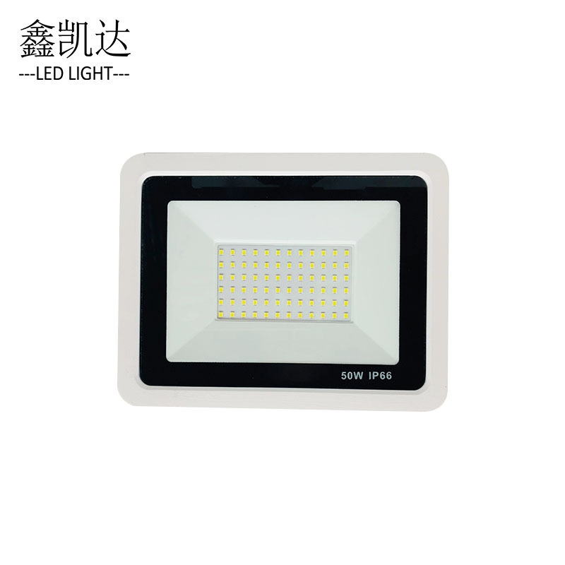 Cross-border small apple waterproof led floodlights 10W, 20W, 30W, 50W, 100W, 200W floodlights details Picture