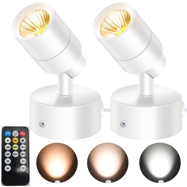 Remote control, 5w tree lamp, indoor wall lamp, US standard plug, 1.8-meter garden lamp, dimming, three-color foot-operated switch details Picture