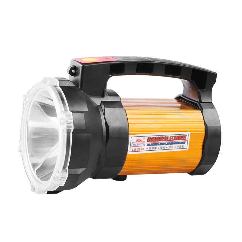 Yilangdi LD-2840 high-intensity LED rechargeable USB searchlight 50W outdoor patrol camping lighting flashlight Item Picture