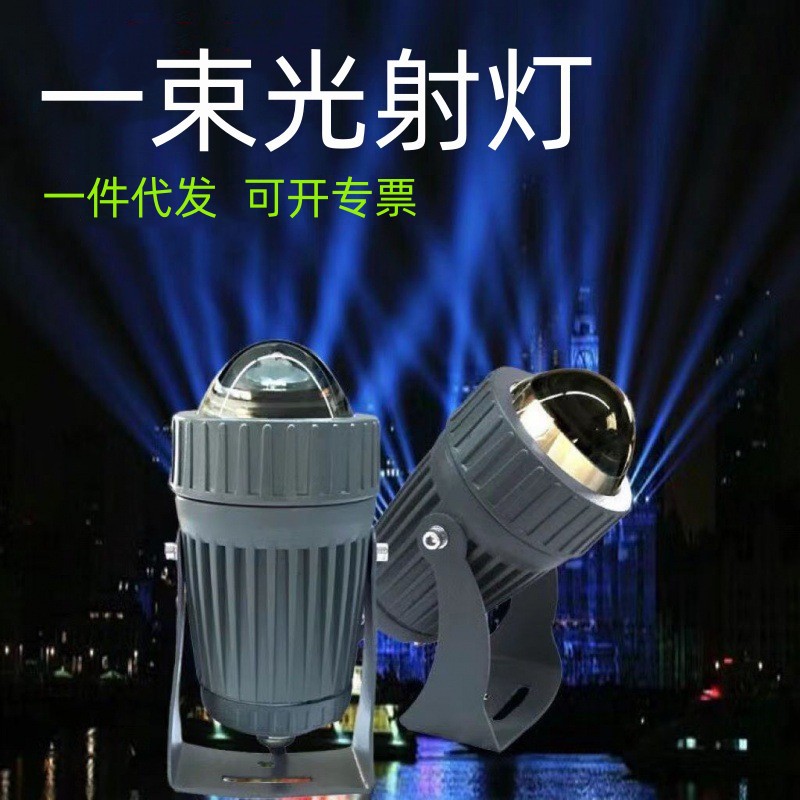 LED beam floodlight, spotlight, outdoor waterproof, hotel Roman column, exterior wall lighting beam column light full figure