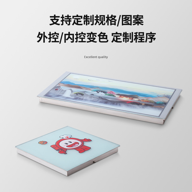 The LED floor tile light, the dynamic grid game, the luminous floor light, the highly entertaining challenge game, and the square interactive light for foot stepping details Picture
