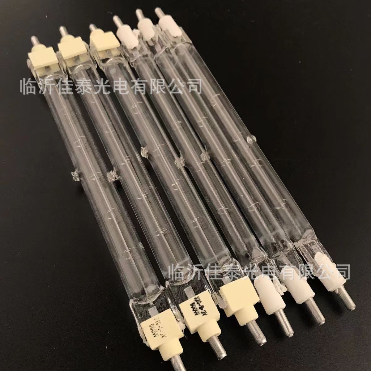Iodine tungsten lamp tubes, ultra-bright solar lamp tubes, roast duck oven lamp tubes, lamp stands, construction site lamps, kilowatt lamp tubes, heating halogen tungsten lamp tubes details Picture