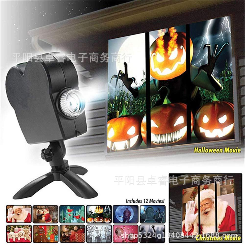 Halloween and Christmas projector window projector Projector, Halloween lamp, home manufacturer in stock Specification drawing