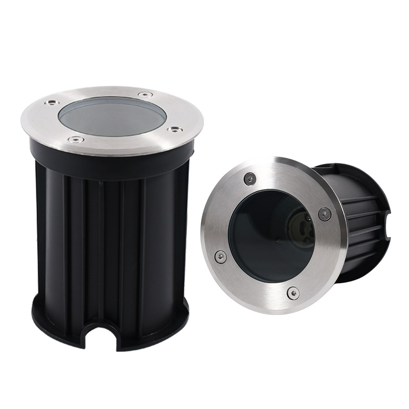 GU10 outdoor garden landscape waterproof lighting ground lamp, stainless steel led ground lamp, can replace the light source details Picture
