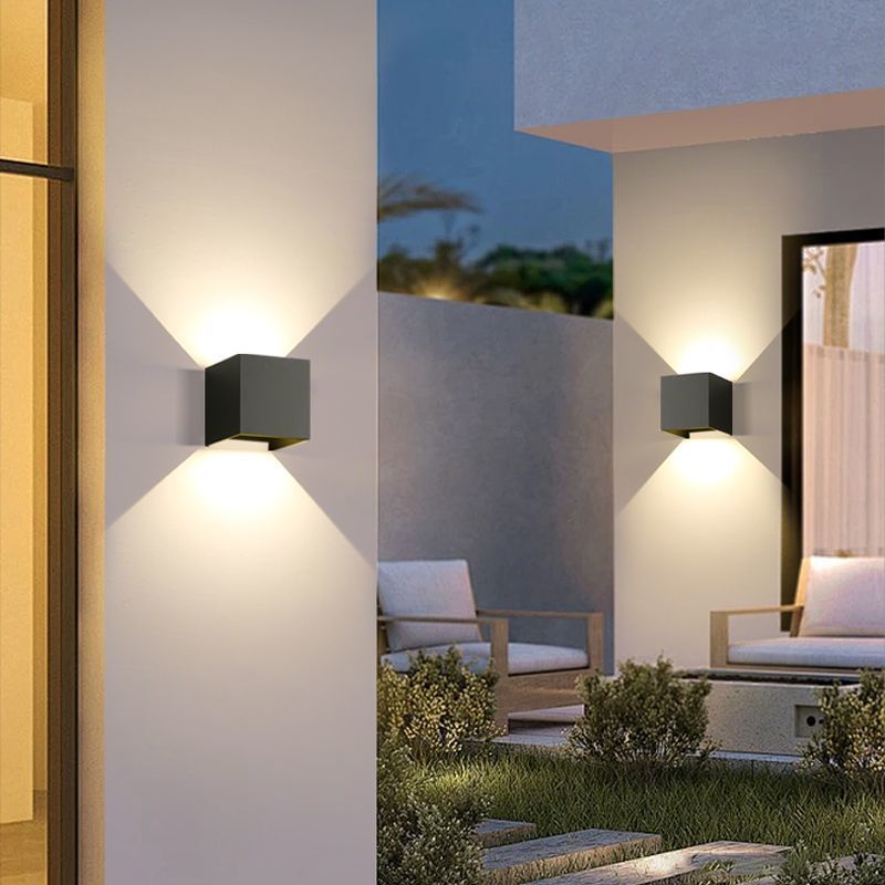 Indoor and outdoor universal wall lamps, bedroom bedside lamps, modern and simple staircase, courtyard, fence, corridor wall lamps for export Specification drawing
