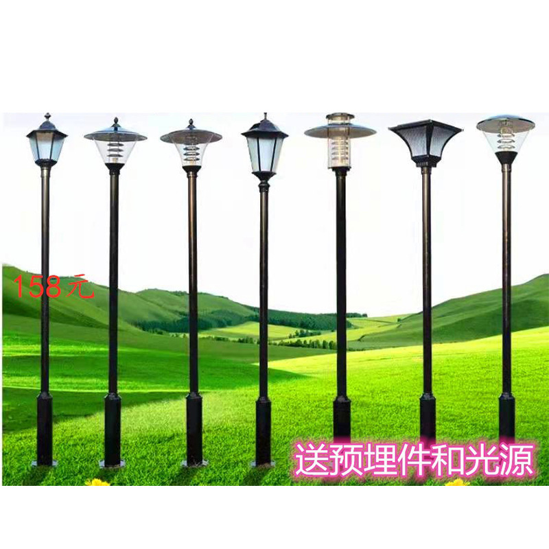 Factory direct sales of outdoor waterproof high-pole landscape lights, park and villa outdoor ultra-bright led solar garden lights Application Scenario