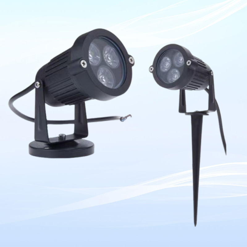 Spotlight shooting fill light, outdoor lawn light, green park garden insert light, tree projection light, aluminum insert light Application Scenario
