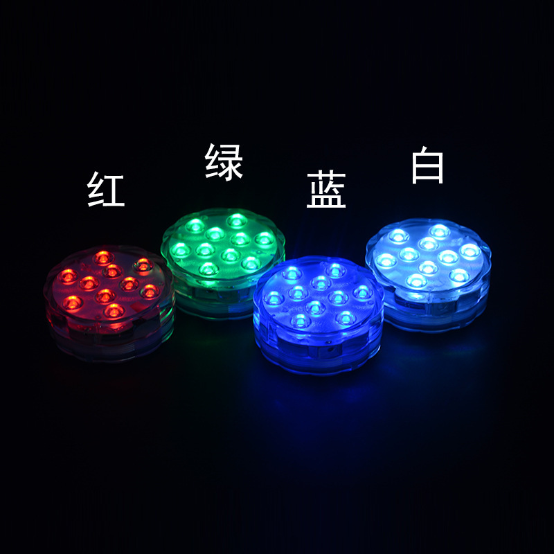 Ambient lights, RGB underwater lights, seven-color illuminated swimming pool lights, internet-famous decorative lights, diving lights, festival scene ambient lights details Picture
