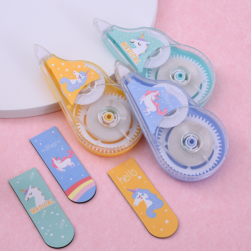 YB-8003 高品质常规款修正带足12米赠送书签 超薄膜PET透明膜好用不断带 学生专用 工厂直销