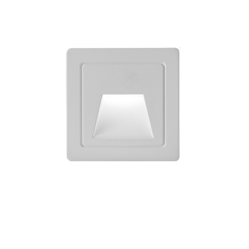 Wholesale aluminum waterproof 86 built-in floor lamps, stair treads, passageways, corridors, and human body sensor skirting lamps from the manufacturer Item Picture