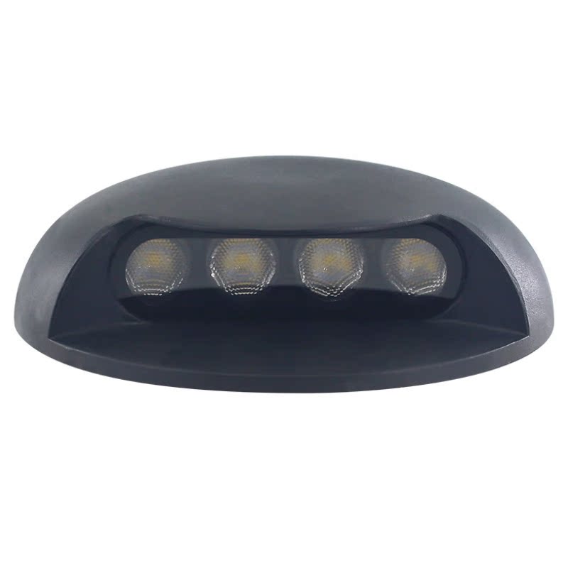 Internet-famous walkway lights, seven-color variable light running track lights, side-emitting step lights, hole-free buried lights, turtle-back lights, turtle-shell lights Application Scenario