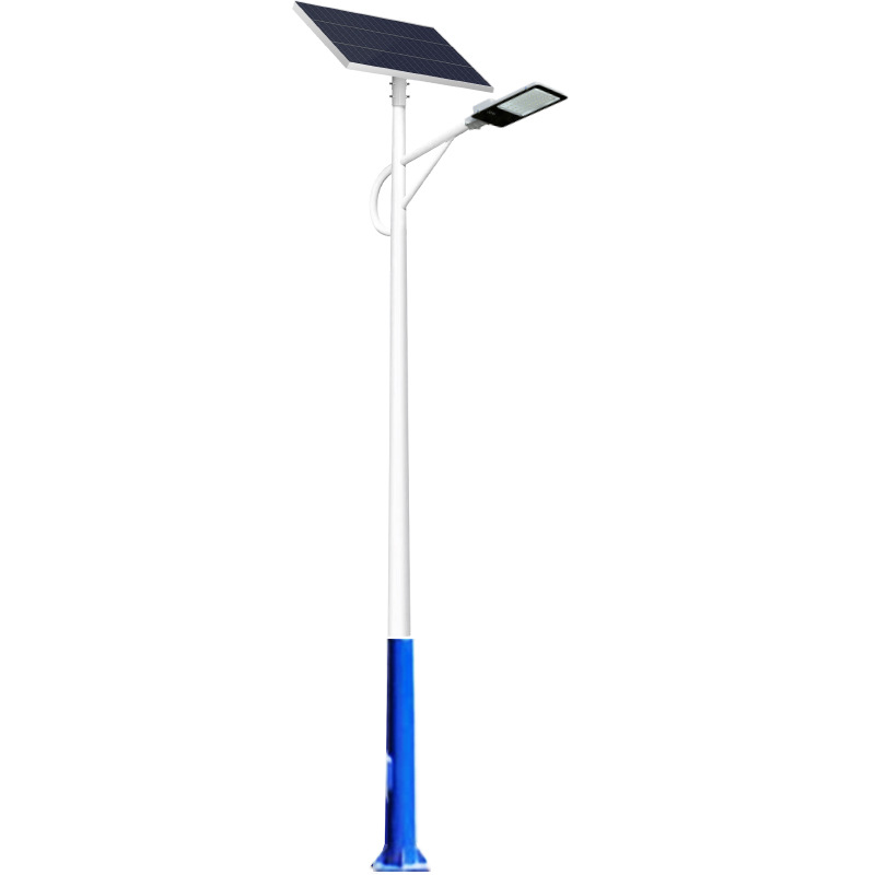 Solar LED street lamps of 6 meters, 7 meters, 8 meters and 9 meters for road lighting in residential areas and new rural areas. Solar lamp manufacturers Item Picture