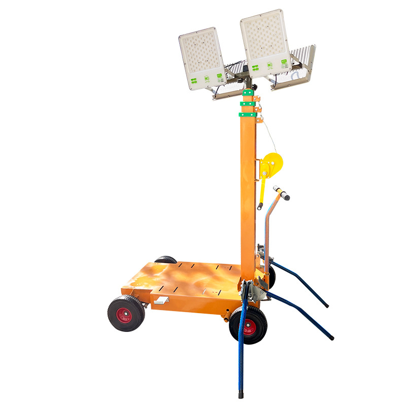 HMF955 Night engineering construction emergency outdoor lighting push-type mobile floodlight full figure