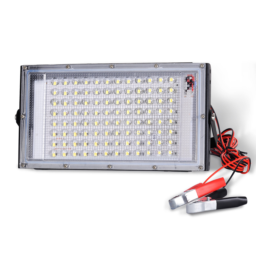 Low-voltage floodlights 12V, 24V, 48V outdoor waterproof DC/AC led Marine battery night market and street stall lighting Application Scenario