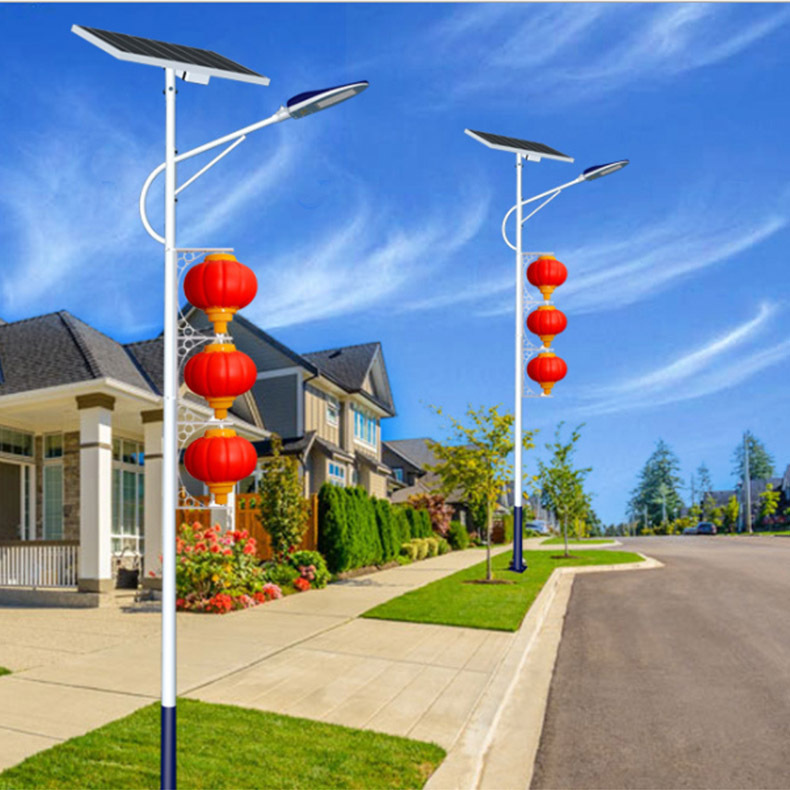Solar street lamps, wholesale for new rural roads, municipal engineering, outdoor lighting, courtyard lamps, solar street lamp manufacturers Specification drawing