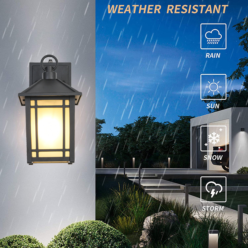 Cross-border exclusive LED outdoor wall lights, corridor, balcony, exterior wall lights, outdoor waterproof, community, villa, gate and courtyard lights details Picture