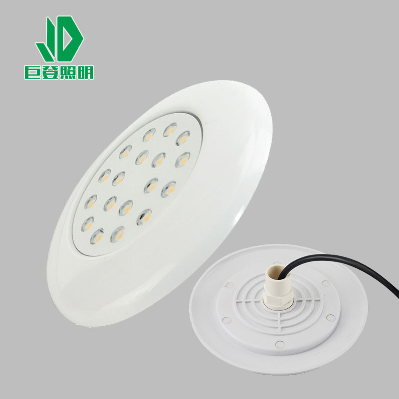 Ultra-thin swimming pool light, DC12V, nail-free wall-mounted underwater light, WIFI graffiti smart, IP68 cross-border private mold bestseller full figure
