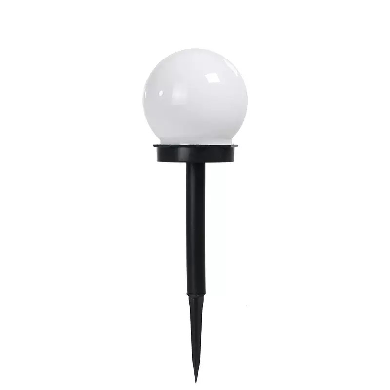 LED solar lawn lights, white corrugated ball lawn lights, community park and villa lighting decorative lights Item Picture