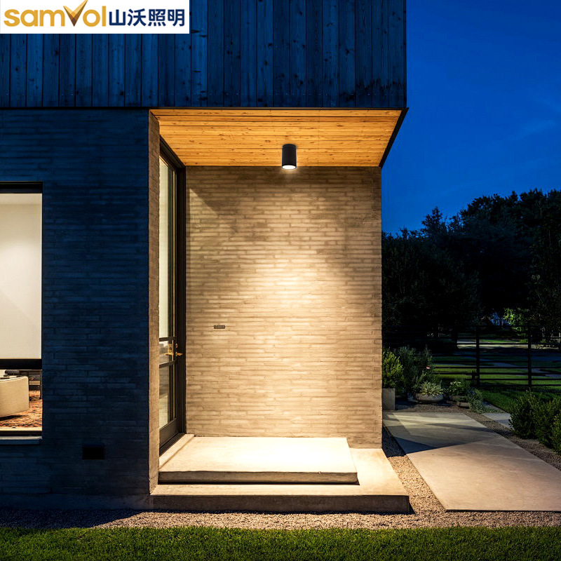 Outdoor waterproof downlight, exposed outdoor ceiling, storefront, embedded balcony, corridor, floodlight, strong light Application Scenario