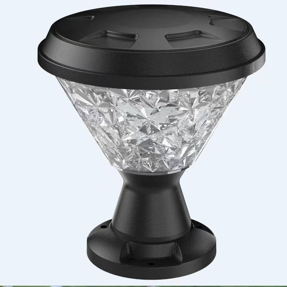 Electrically connected column head lights, door column lights, outdoor garden lights, modern and simple waterproof garden villa gate and fence lights Item Picture