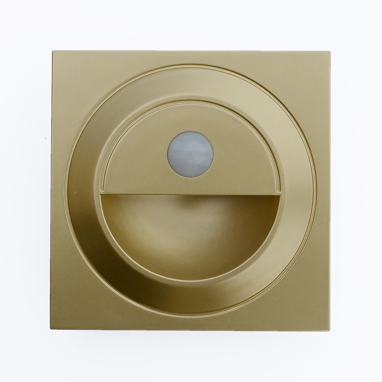 86 Smiling Face Hotel and Guesthouse 86 Embedded led human body Sensor Night Light Corridor Staircase Step Light Household human body details Picture