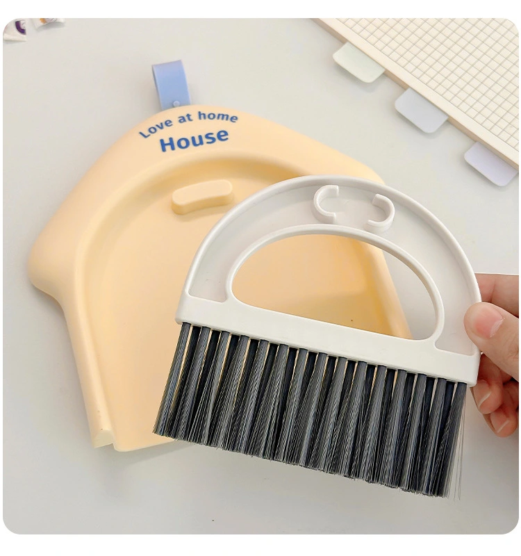 J06-6995 Desktop Mini Broom and dustpan Set for cleaning desks, keyboards, computers and sundries in student dormitories detail image 9