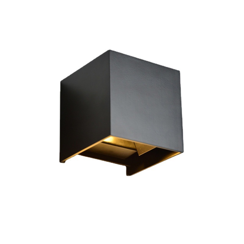 Double-head adjustable wall lamp, outdoor waterproof, square staircase, corridor, passageway, living room, bedside, bedroom background, wall lamp Item Picture
