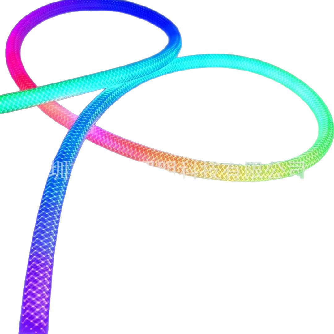 LED flexible light strips, decorative lights, 360-degree outdoor atmosphere lights, outdoor color-changing silicone neon light strips and lines Item Picture