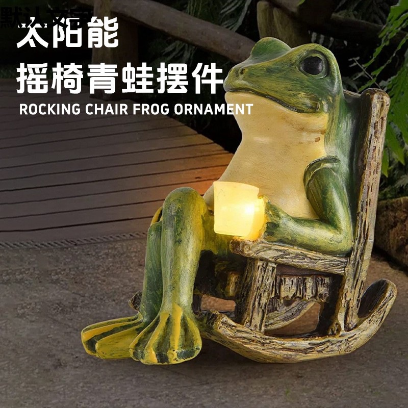Douyin's best-selling outdoor courtyard, balcony, garden decoration, window sill ornaments, yard decoration, waterproof creative solar green Application Scenario