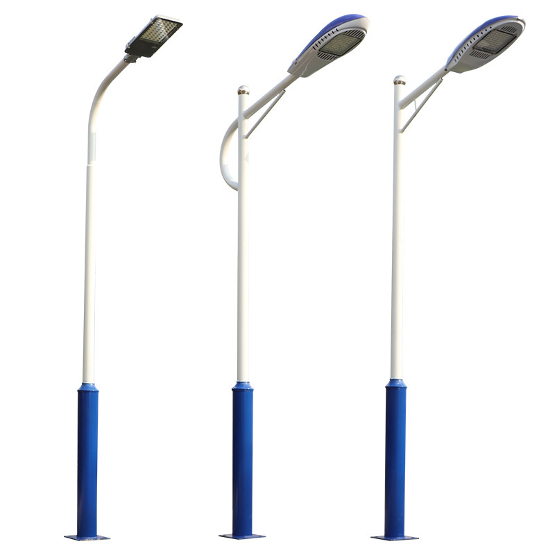 Outdoor city power street lamps, 5-meter single and double arm street lamp poles, high-brightness led lights, municipal bridge and road lighting manufacturers wholesale Item Picture