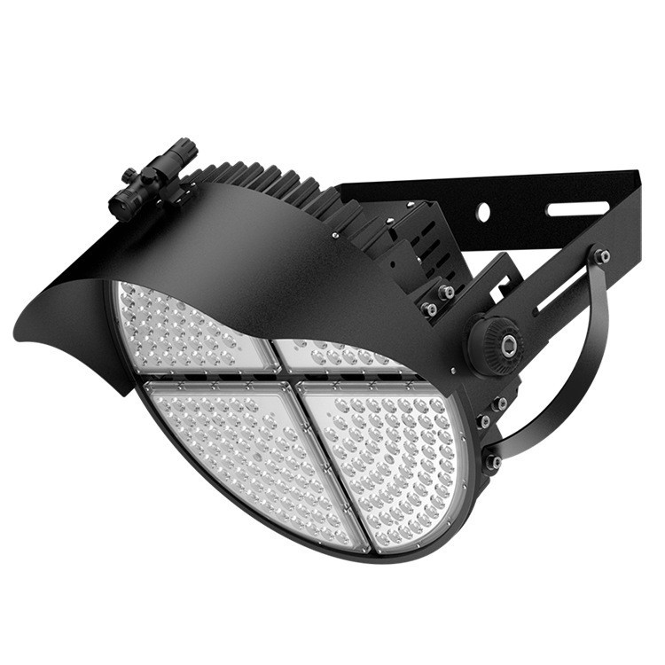 Manufacturer's LED circular court light, high-power high-pole light, engineering wharf outdoor waterproof floodlight, 220V mains power Item Picture