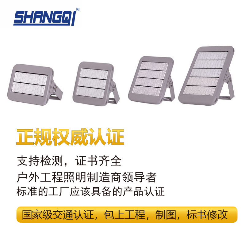 Engineering-specific led adjustable module tunnel lights, floodlights, high-pole outdoor sports field and school lighting fixtures Specification drawing