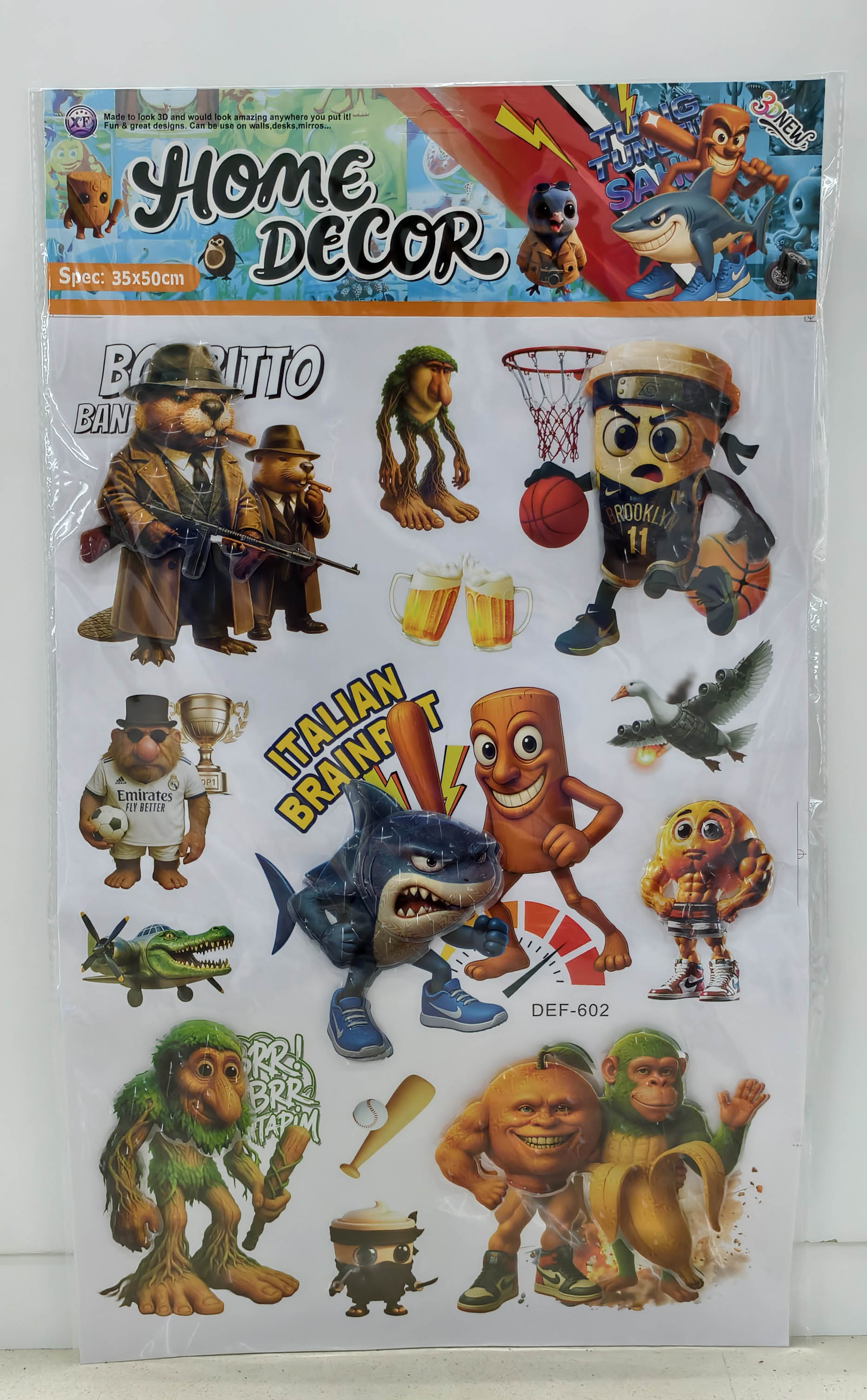 DEF Shan Hai Jing layer upon layer decorative stickers