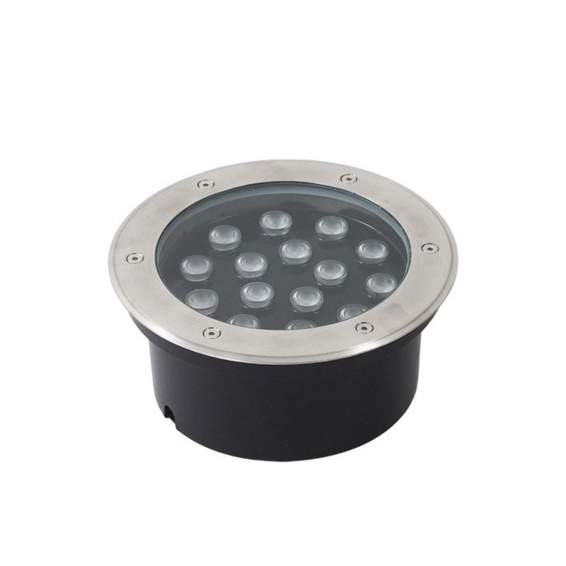 Factory direct sales of led ground lights for villas, squares, gardens and grasslands, 50W high-power ground lights, outdoor circular spotlights Item Picture