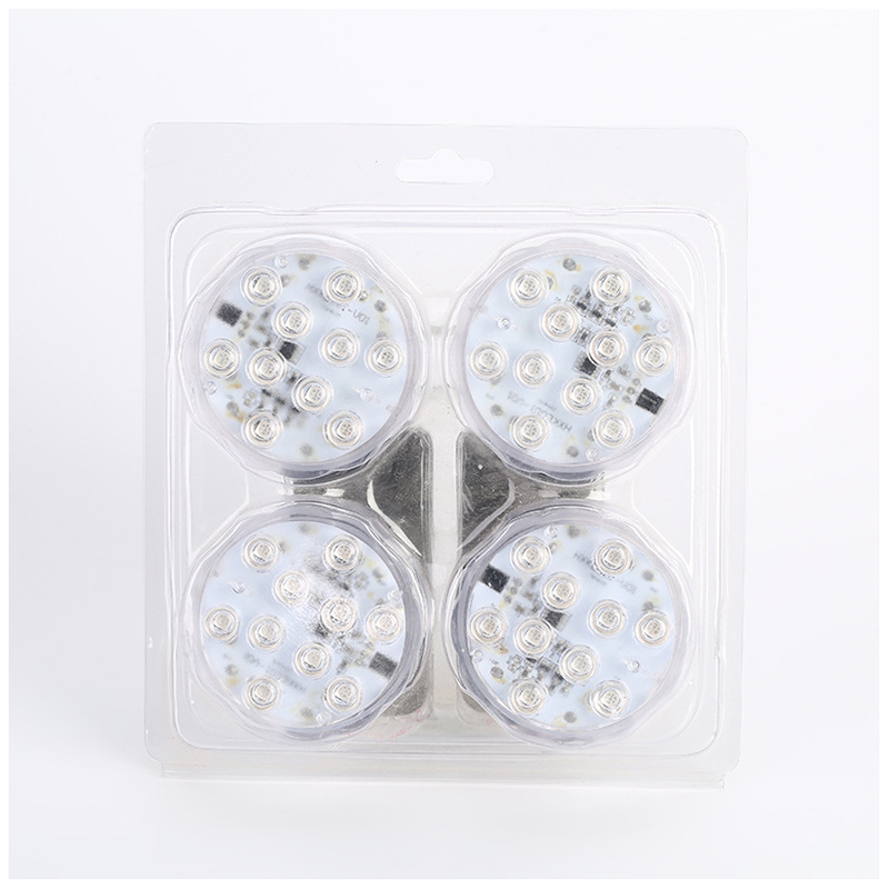 2023 Best-selling seven-color led remote control light 10-lamp swimming pool diving light, fish tank light, aquarium fish tank underwater light Item Picture